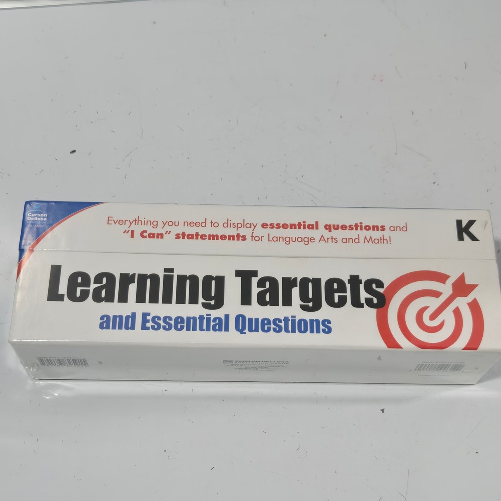Carson Dellosa Learning Targets Essential Questions Kindergarten ELA Math Cards